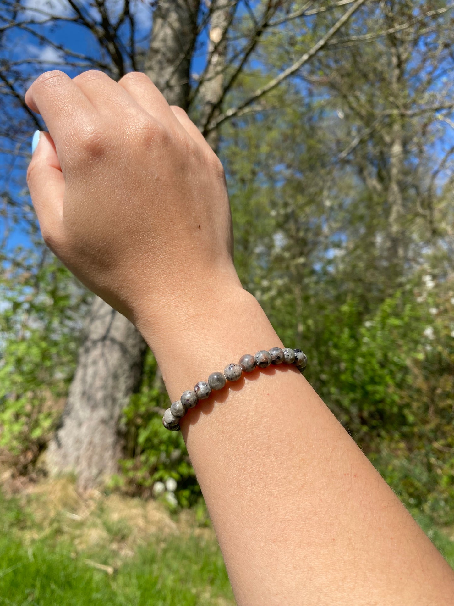 Natural Yooperlite bracelet