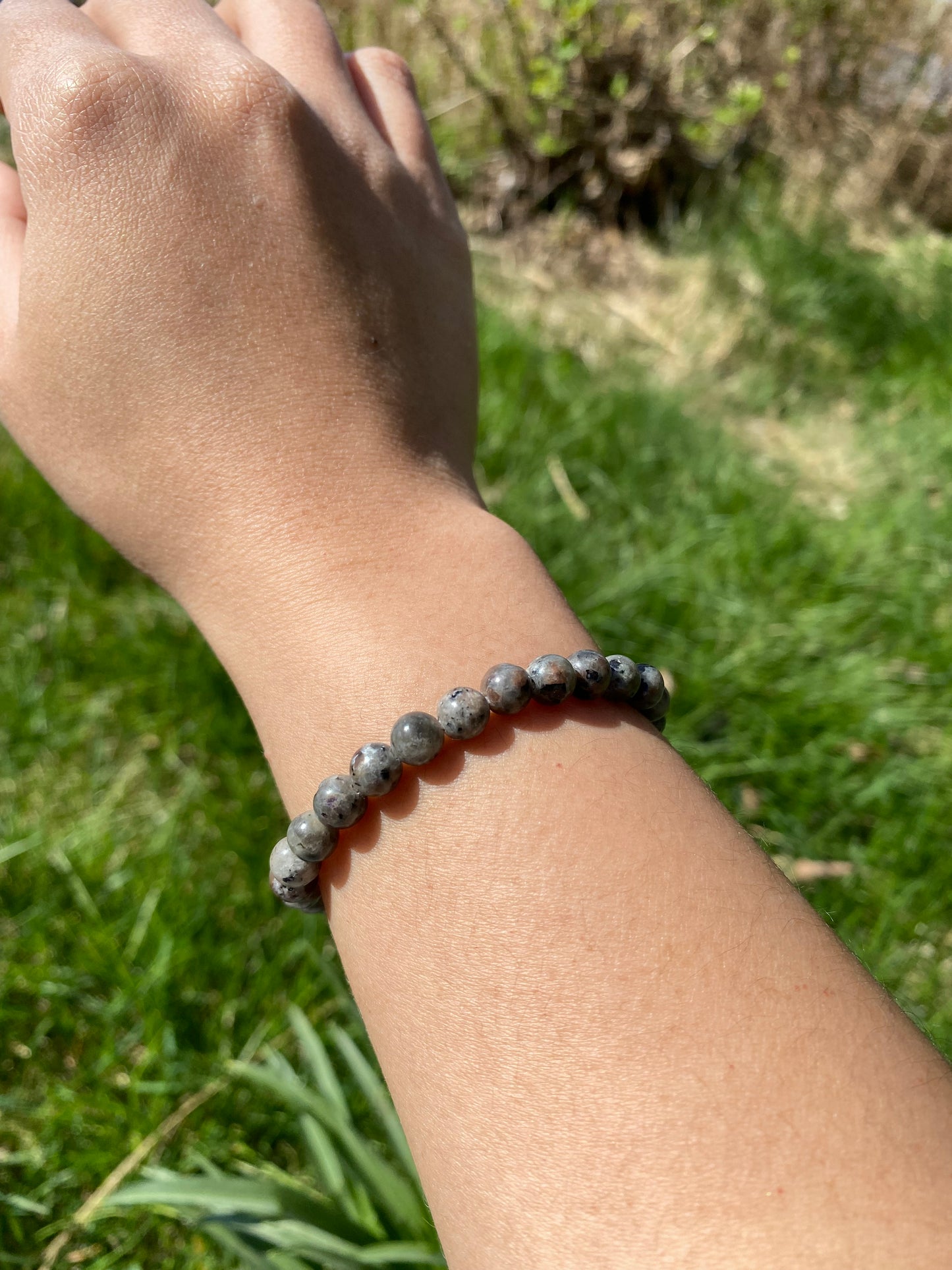 Natural Yooperlite bracelet