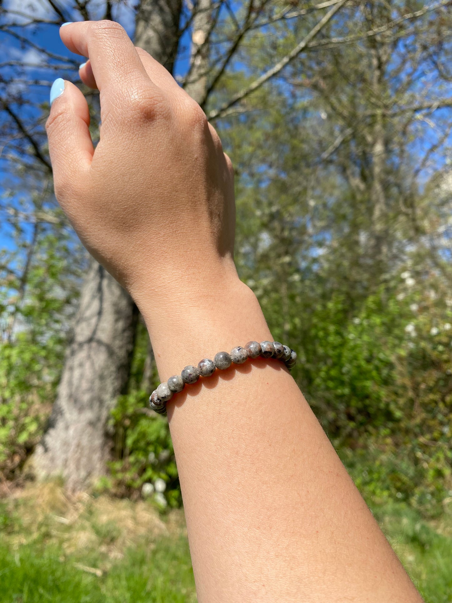 Natural Yooperlite bracelet