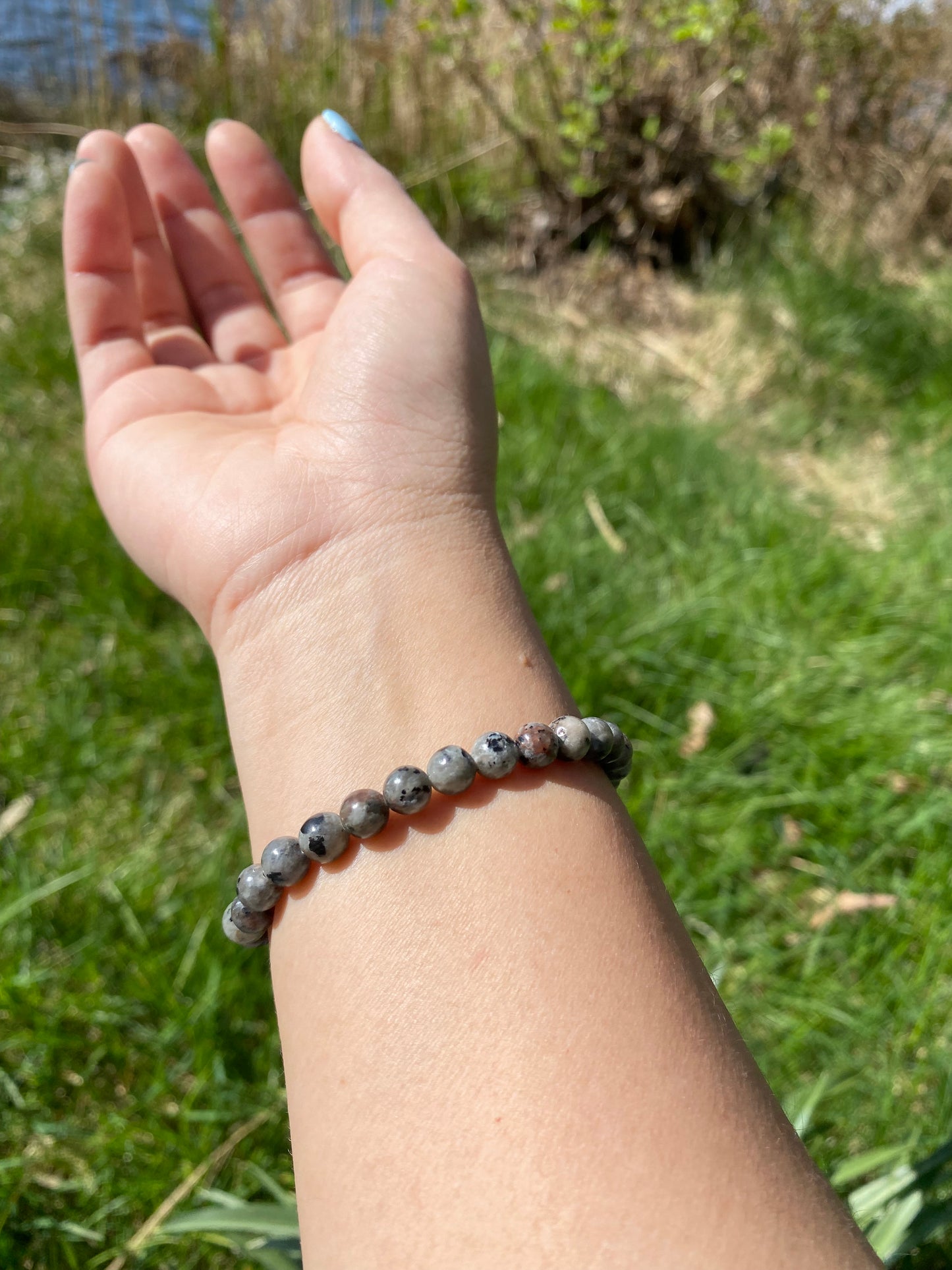 Natural Yooperlite bracelet