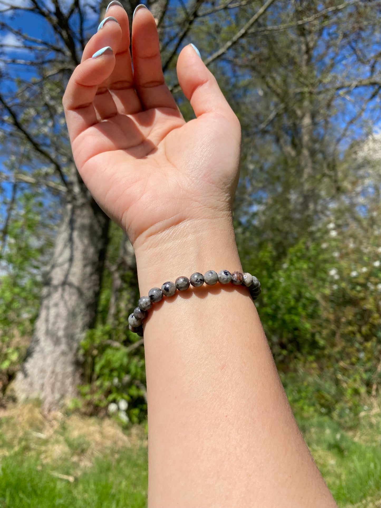 Natural Yooperlite bracelet