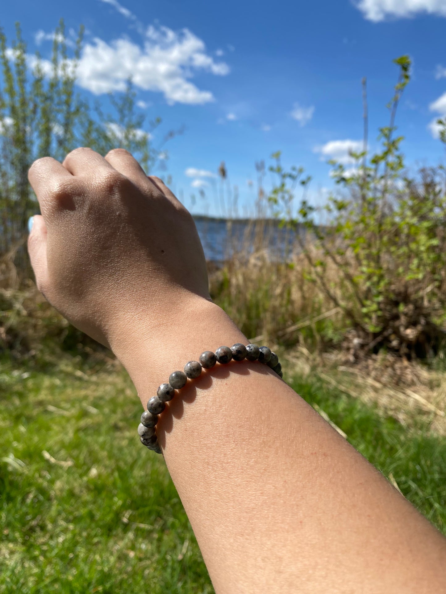 Natural Yooperlite bracelet
