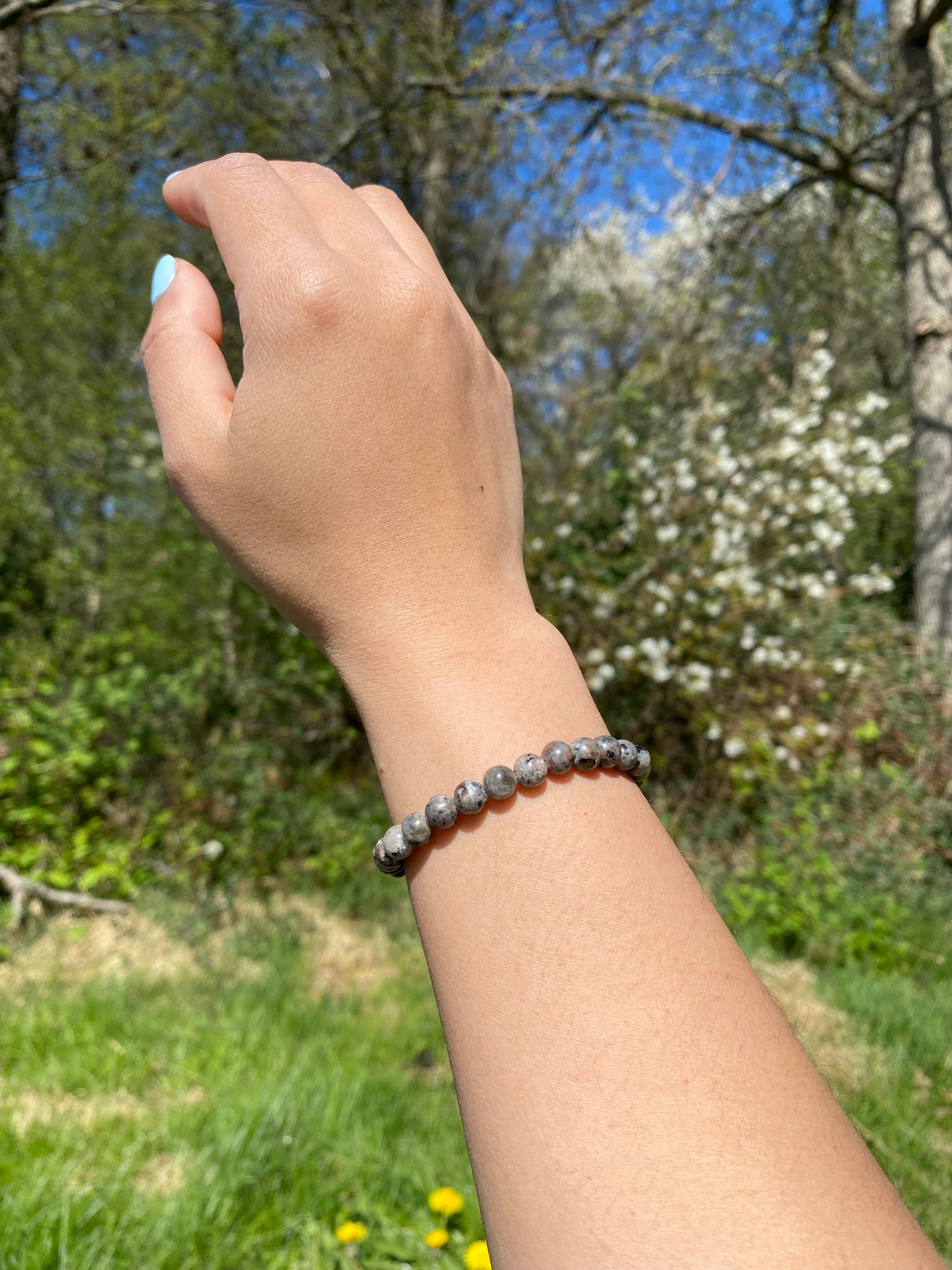 Natural Yooperlite bracelet
