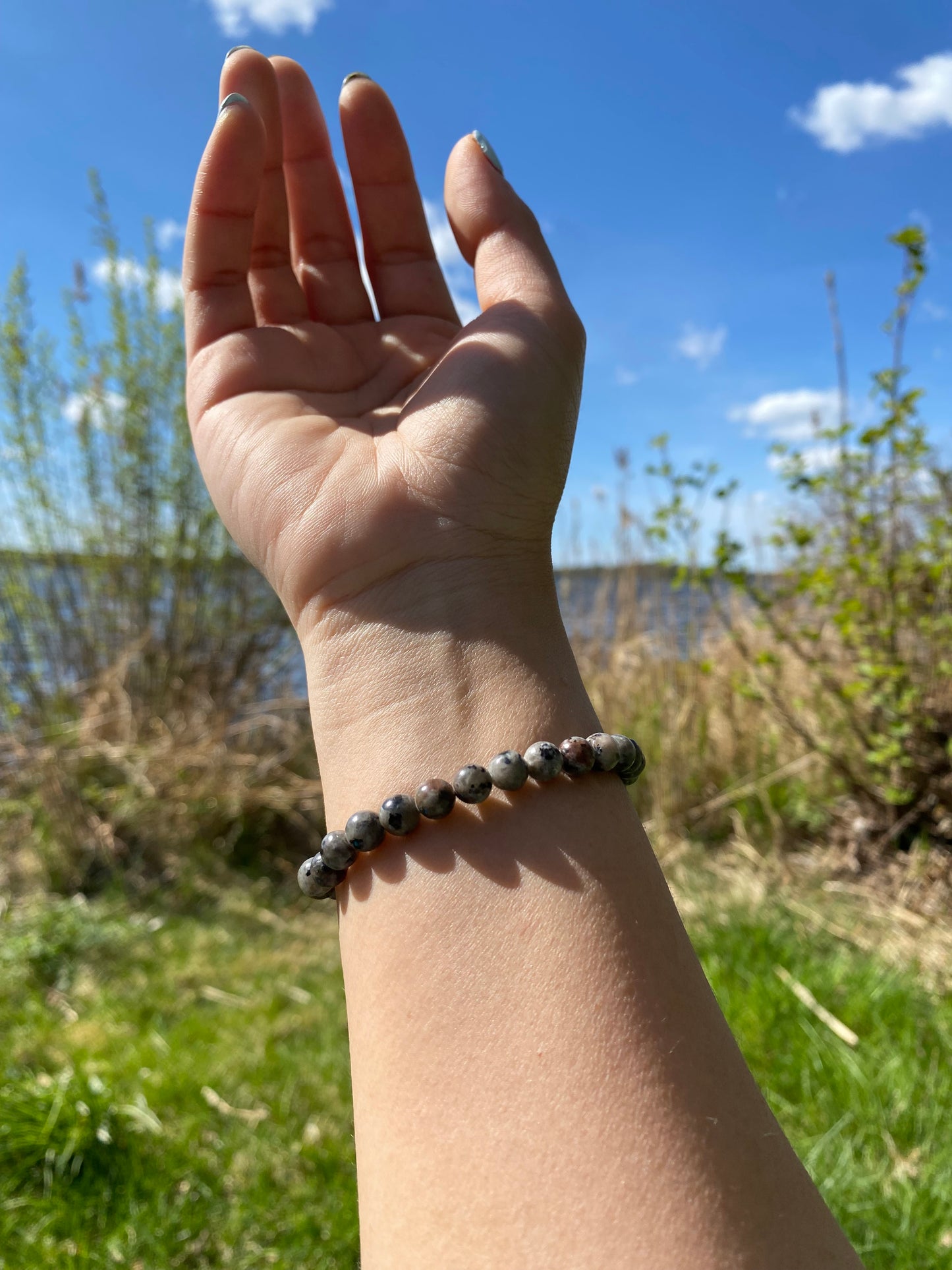 Natural Yooperlite bracelet
