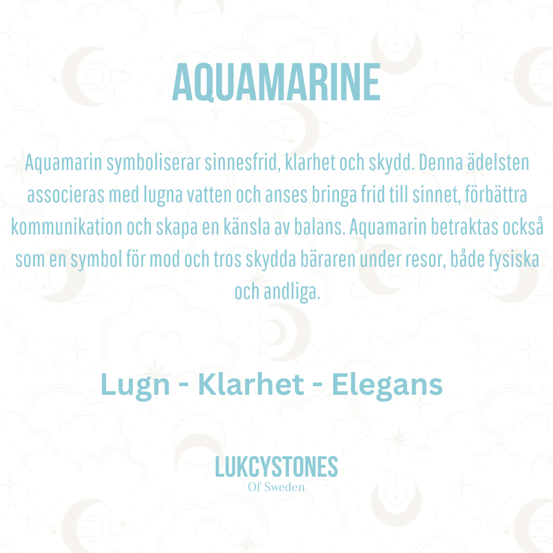 Akvamarin armband