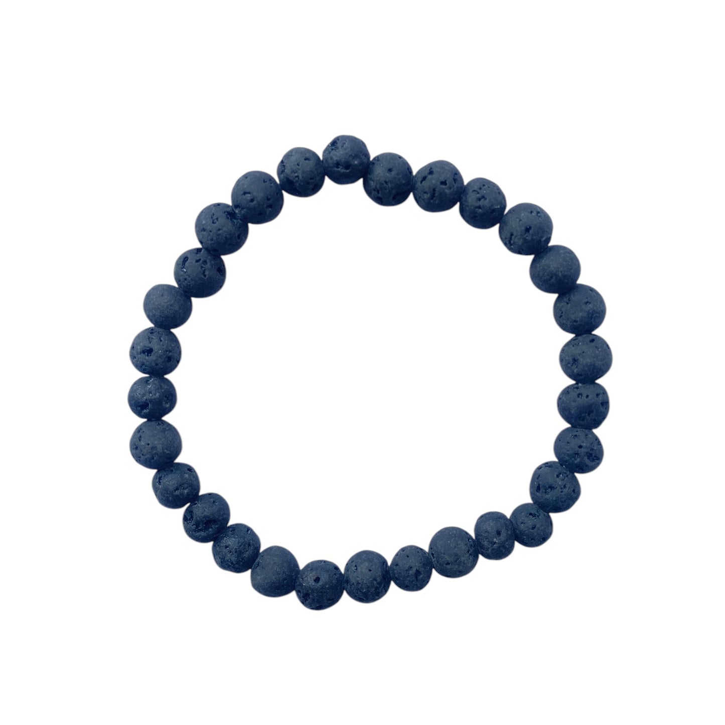 Naturlig lavasten armband