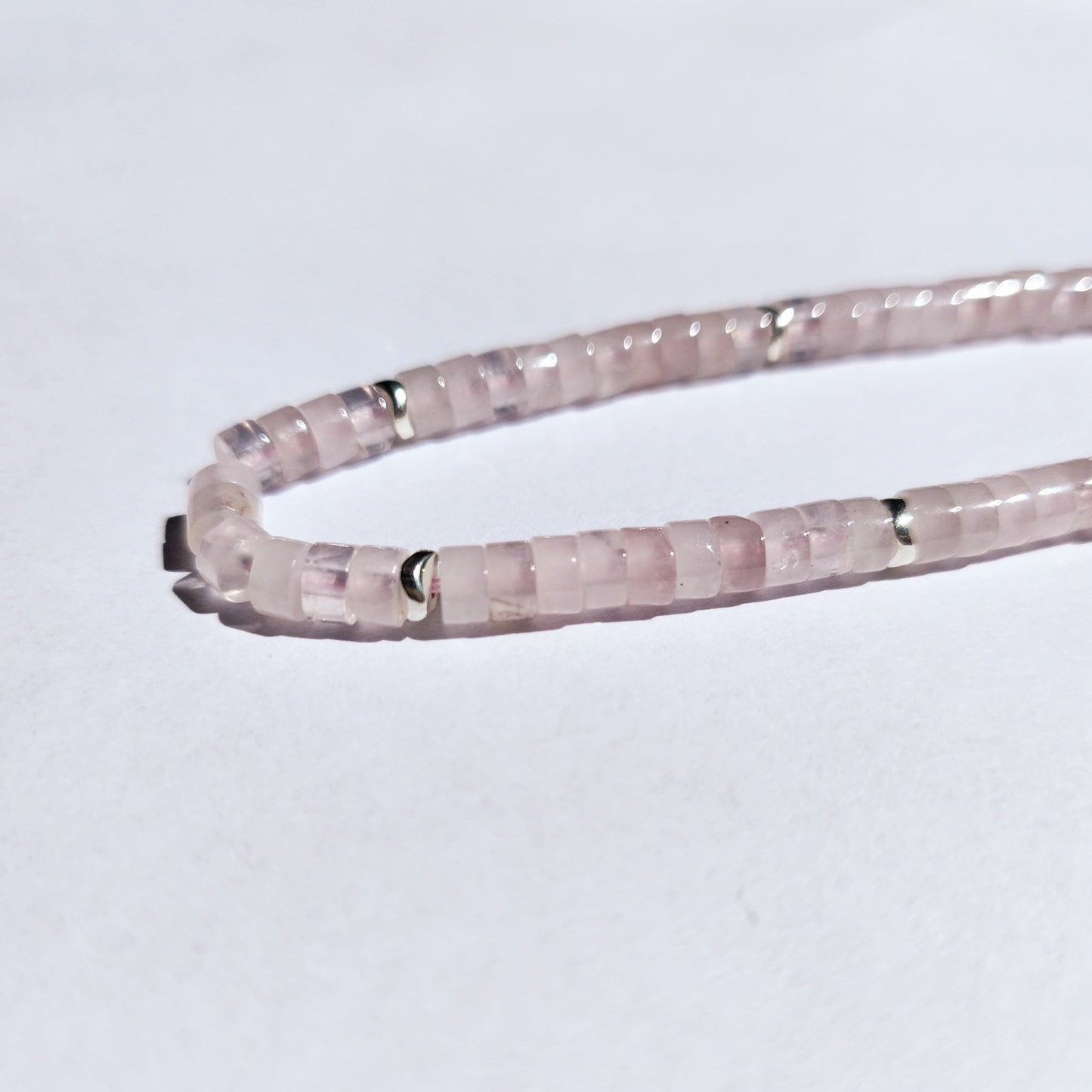 Rosenkvarts Justerbart armband