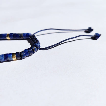 Lapis Lazuli justerbart armband