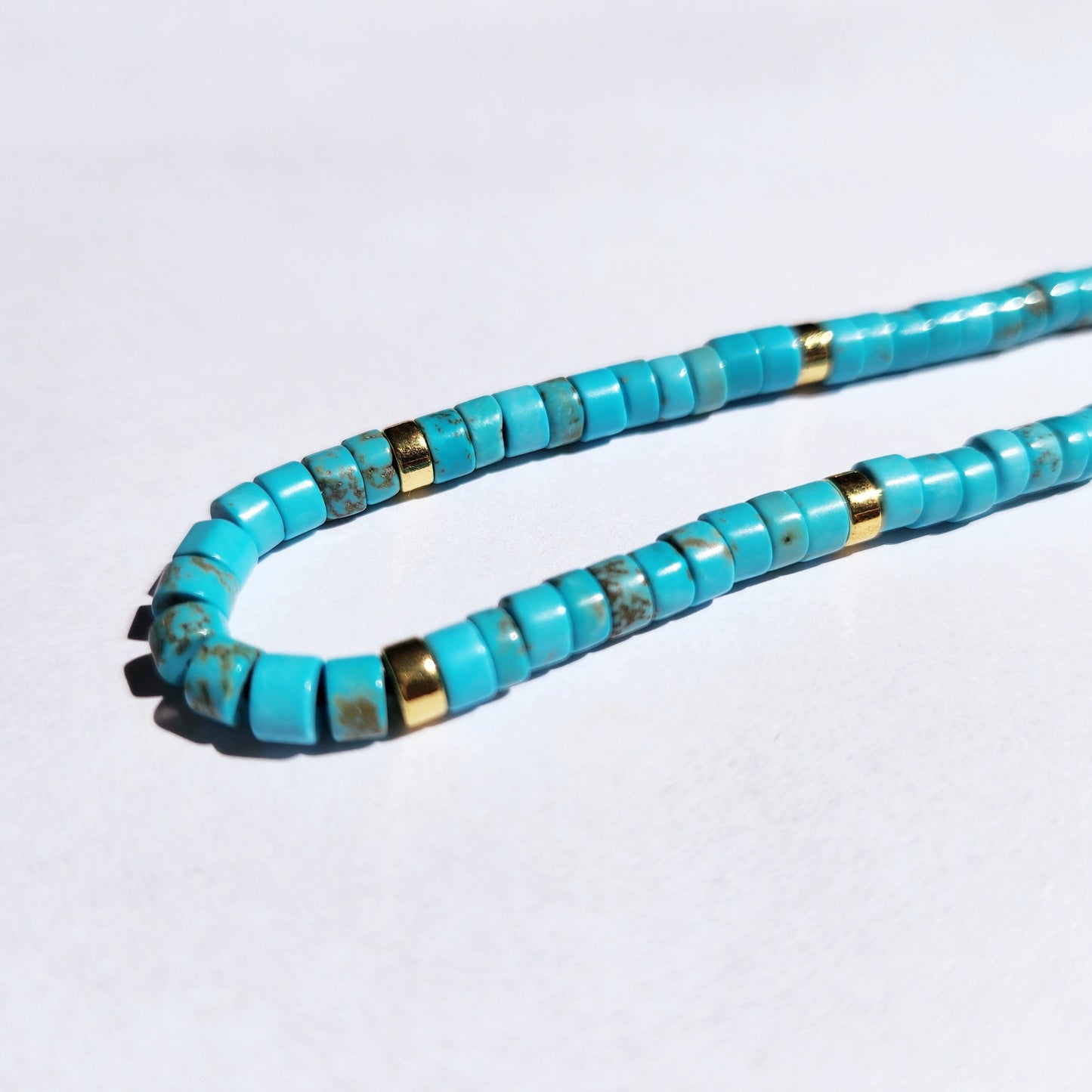 Turkos justerbart armband
