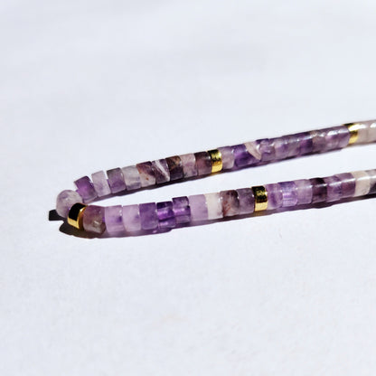 Ametist justerbart armband