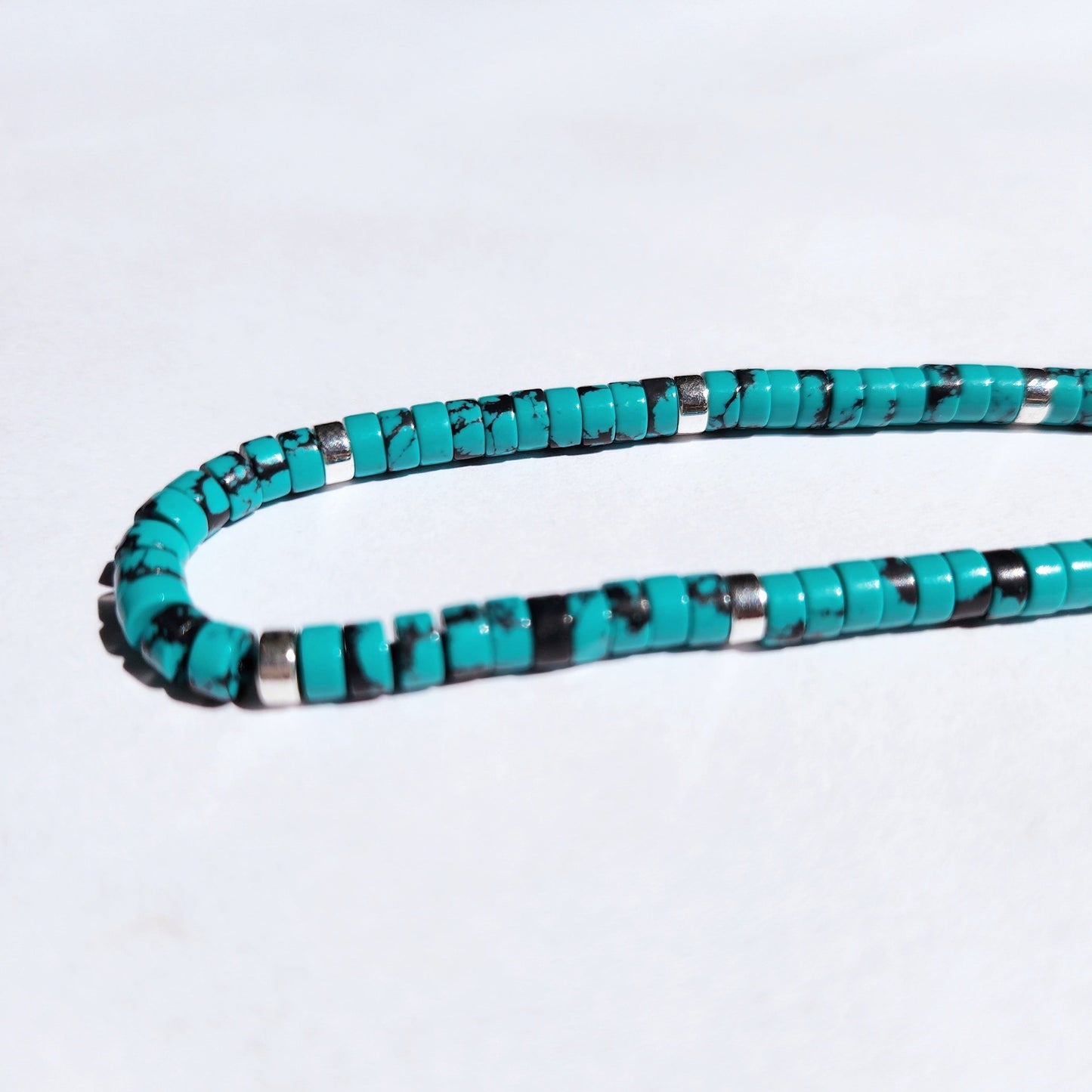 Grönt turkos justerbart armband
