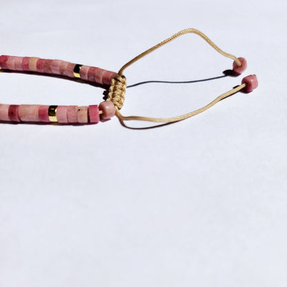 Rhodonite Adjustable Bracelet 