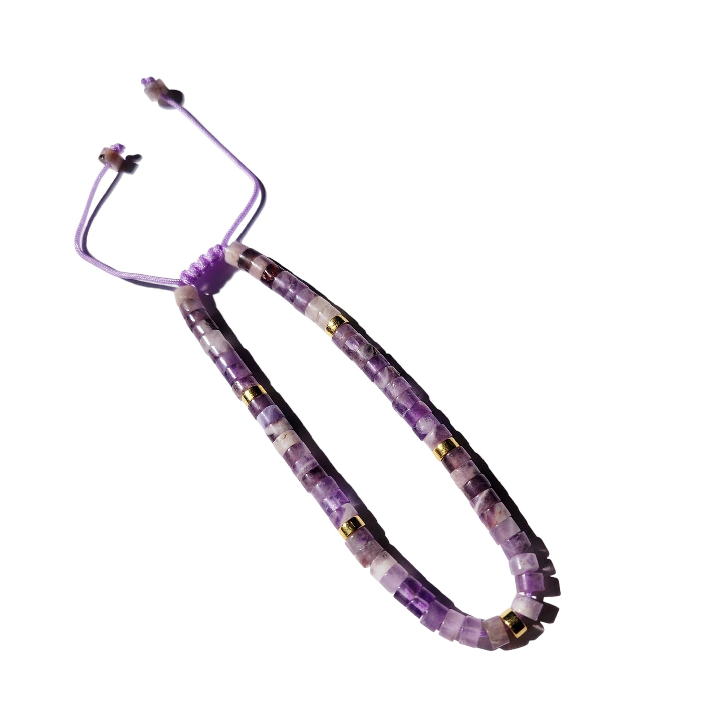 Ametist justerbart armband