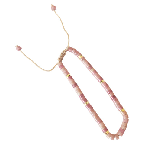 Rhodonite Adjustable Bracelet 