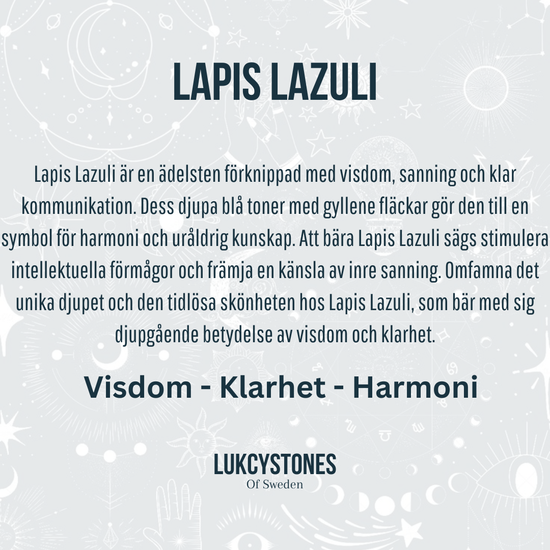 Lapis Lazuli justerbart armband