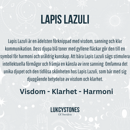 Lapis Lazuli justerbart armband