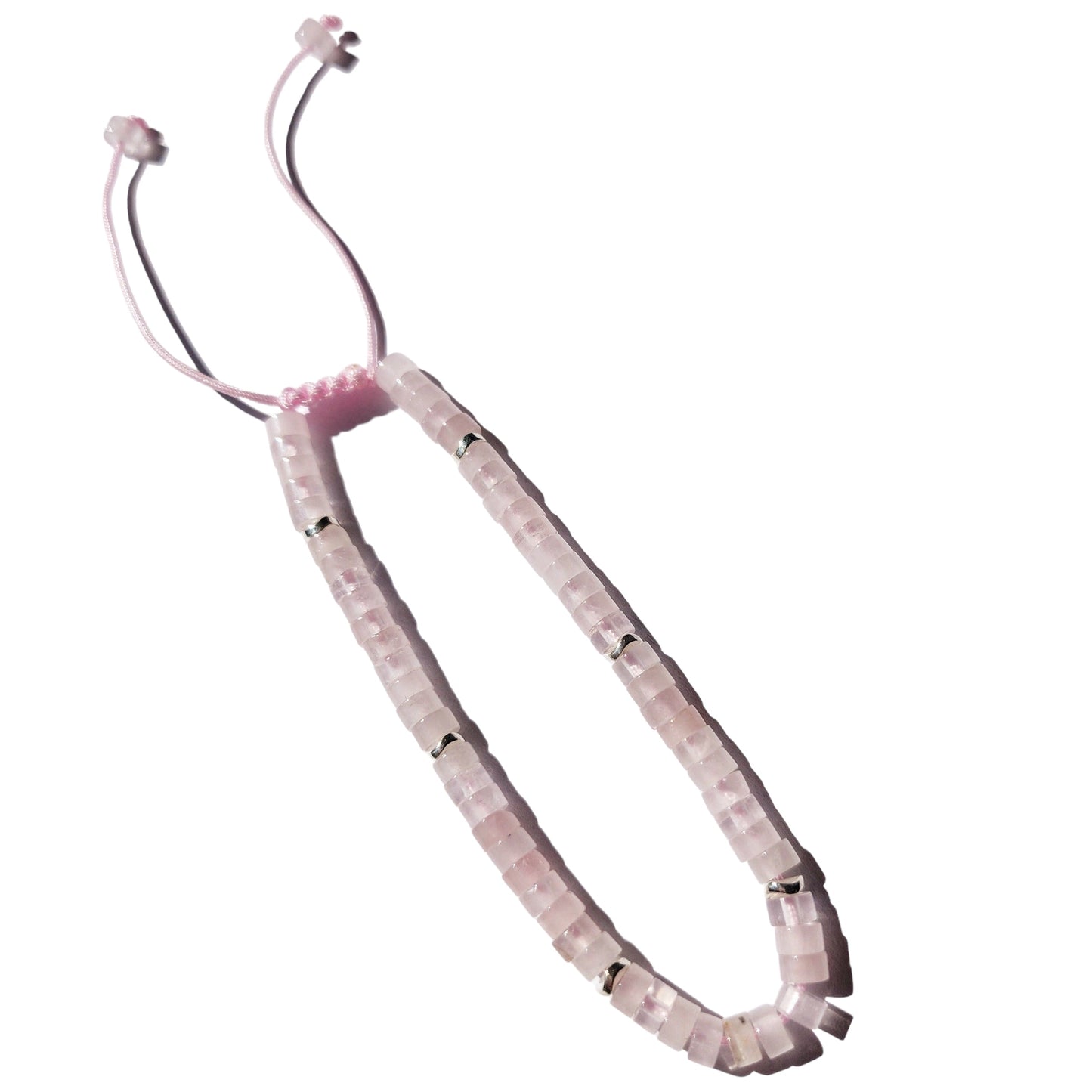 Rosenkvarts Justerbart armband