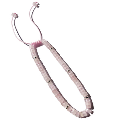 Rosenkvarts Justerbart armband
