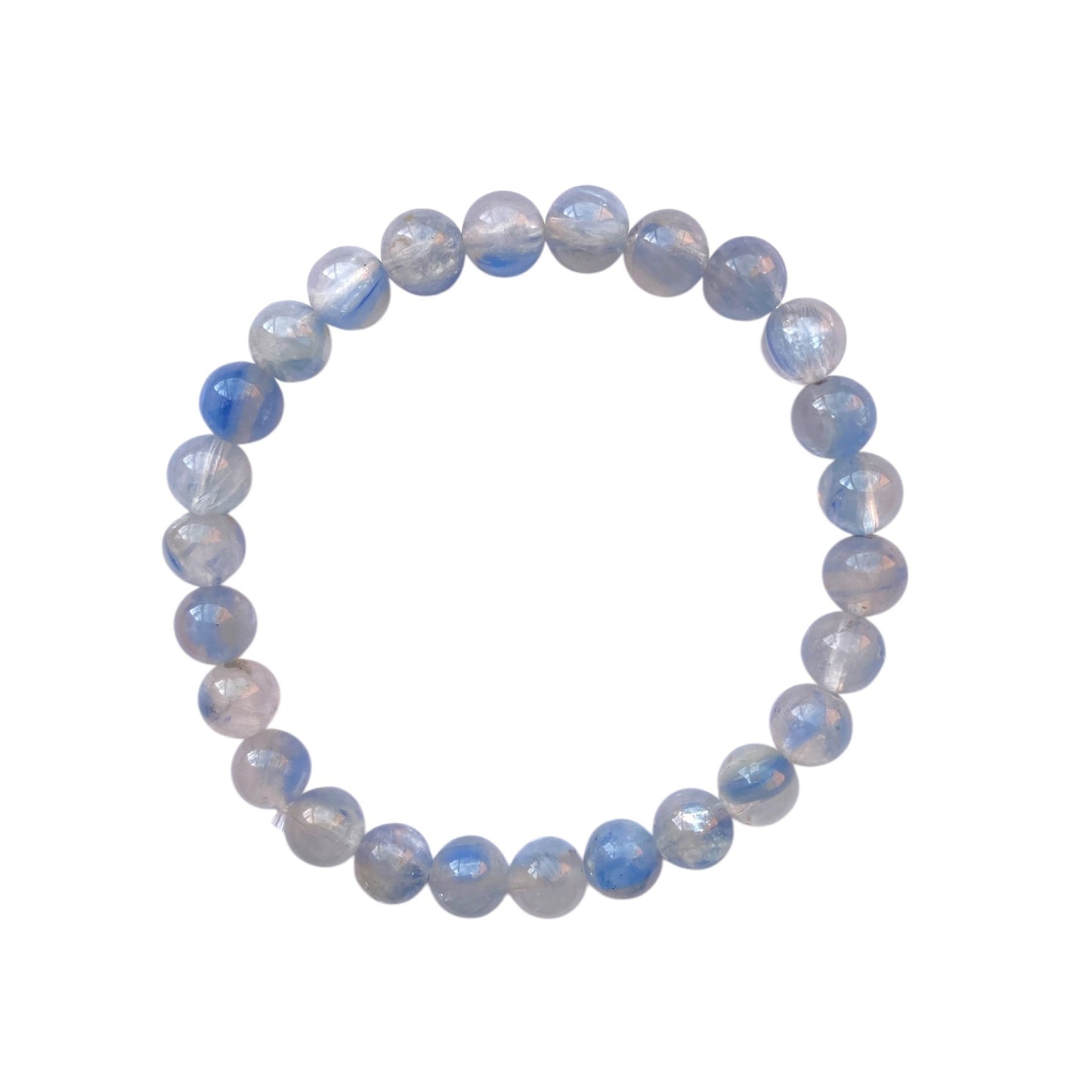 Naturlig Feather Kyanit armband