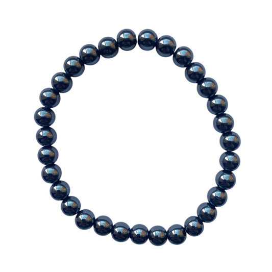Naturlig hematitsten armband