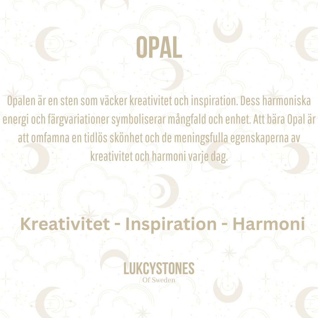 Opal justerbart armband